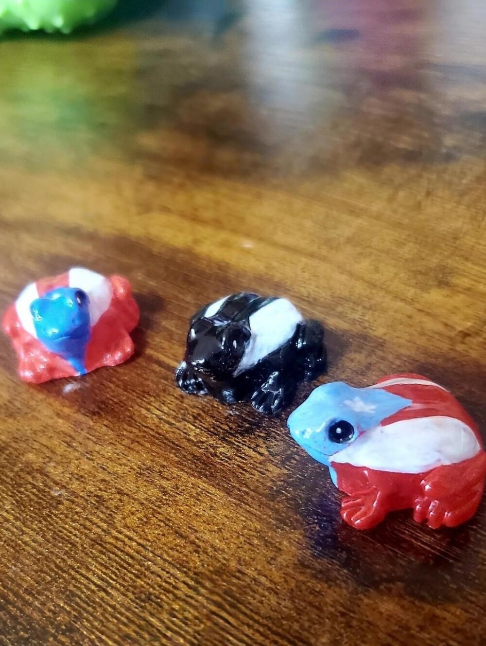 3 Puerto Rico Mini Coquis Flags